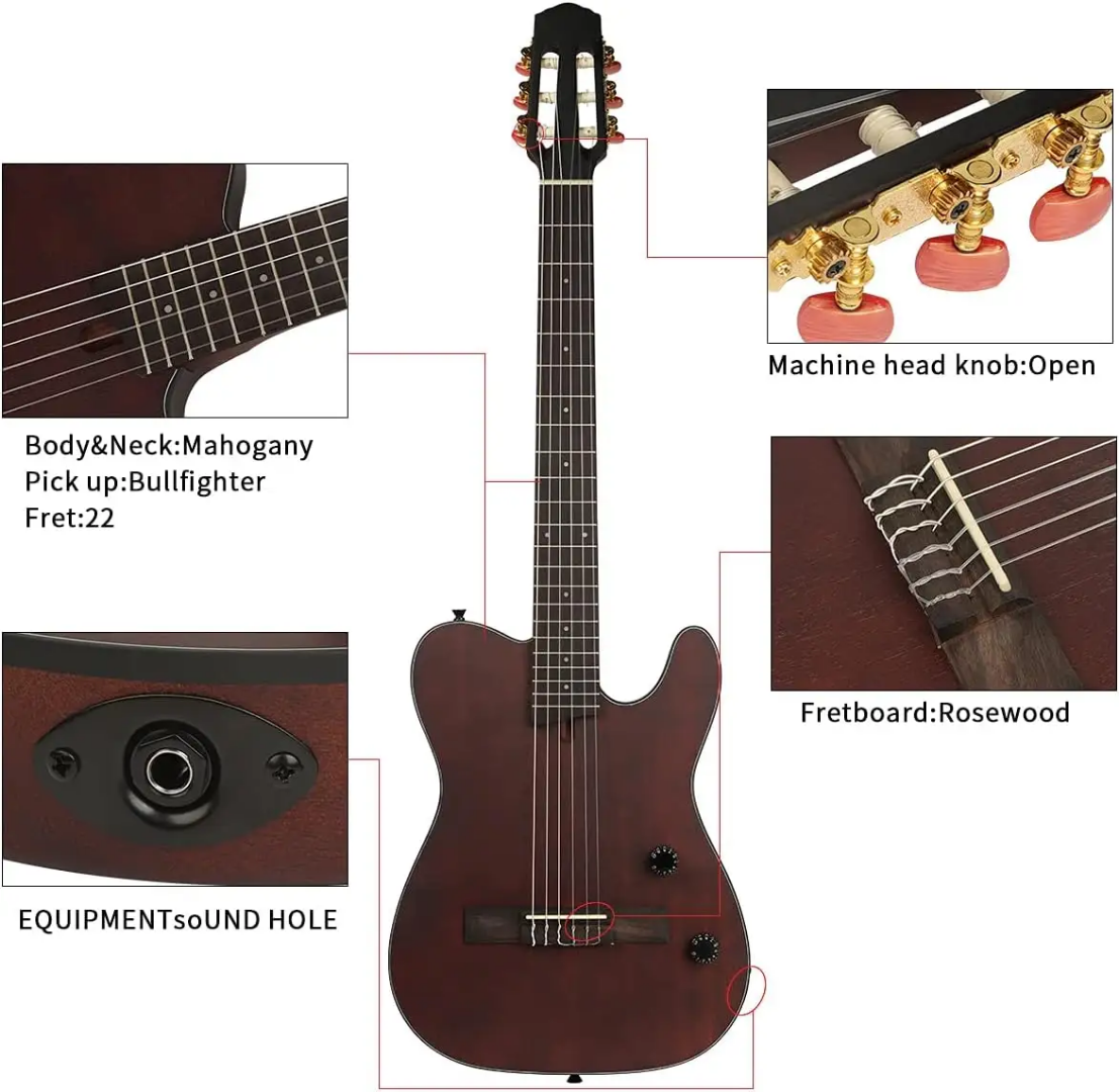 DK7 guitare classique électrique