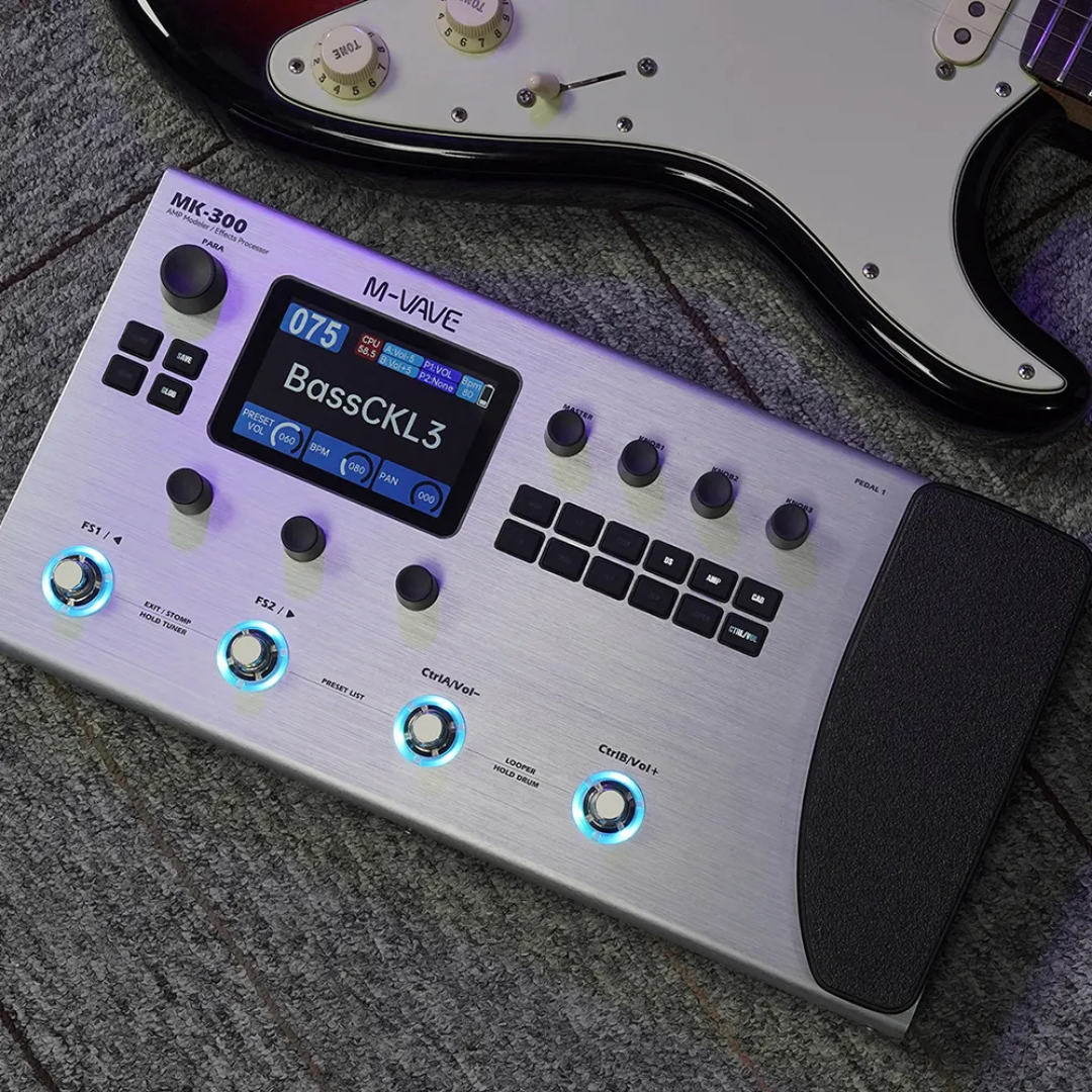 M-Vave Mk 300 Multi Effet guitare