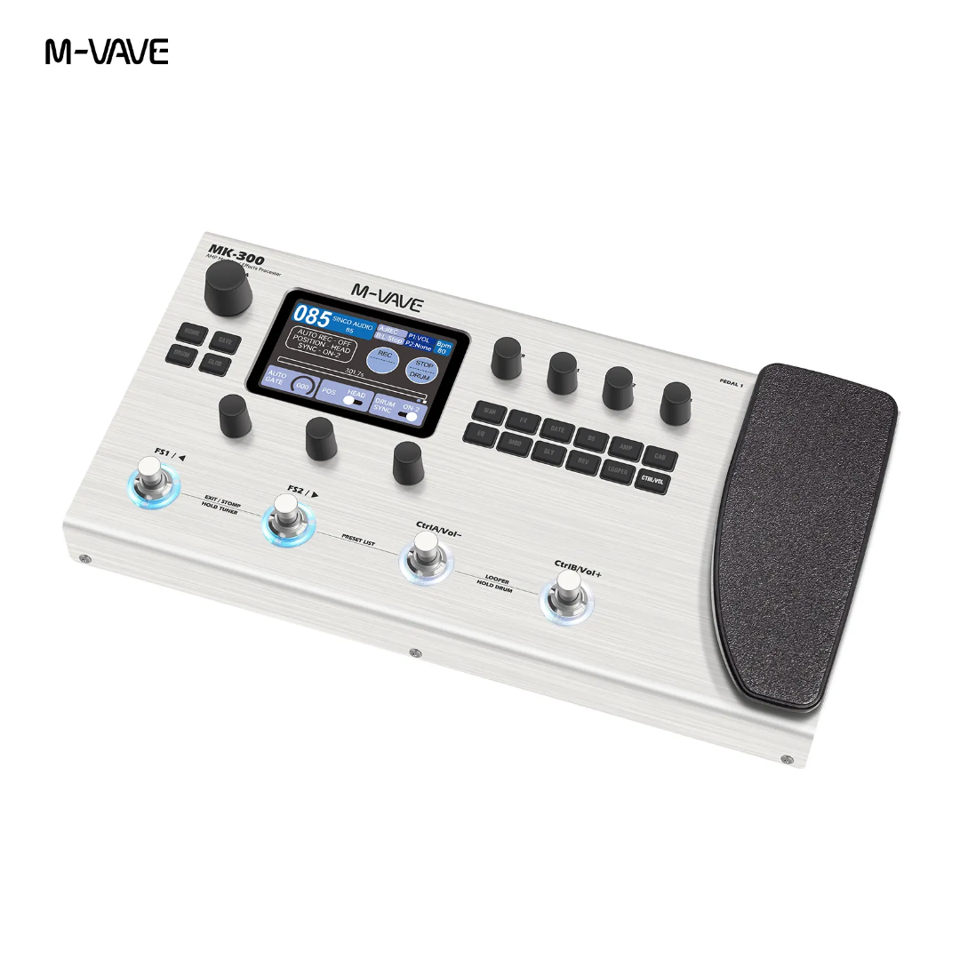 M-Vave Mk 300 Multi Effet guitare